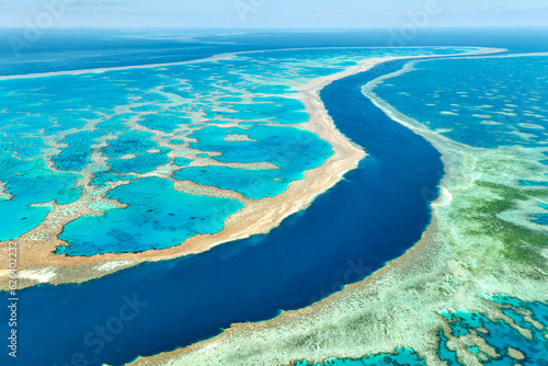Fotografie, Obraz Whitsunday Islands. Great Barrier Reef. Queensland. Australia