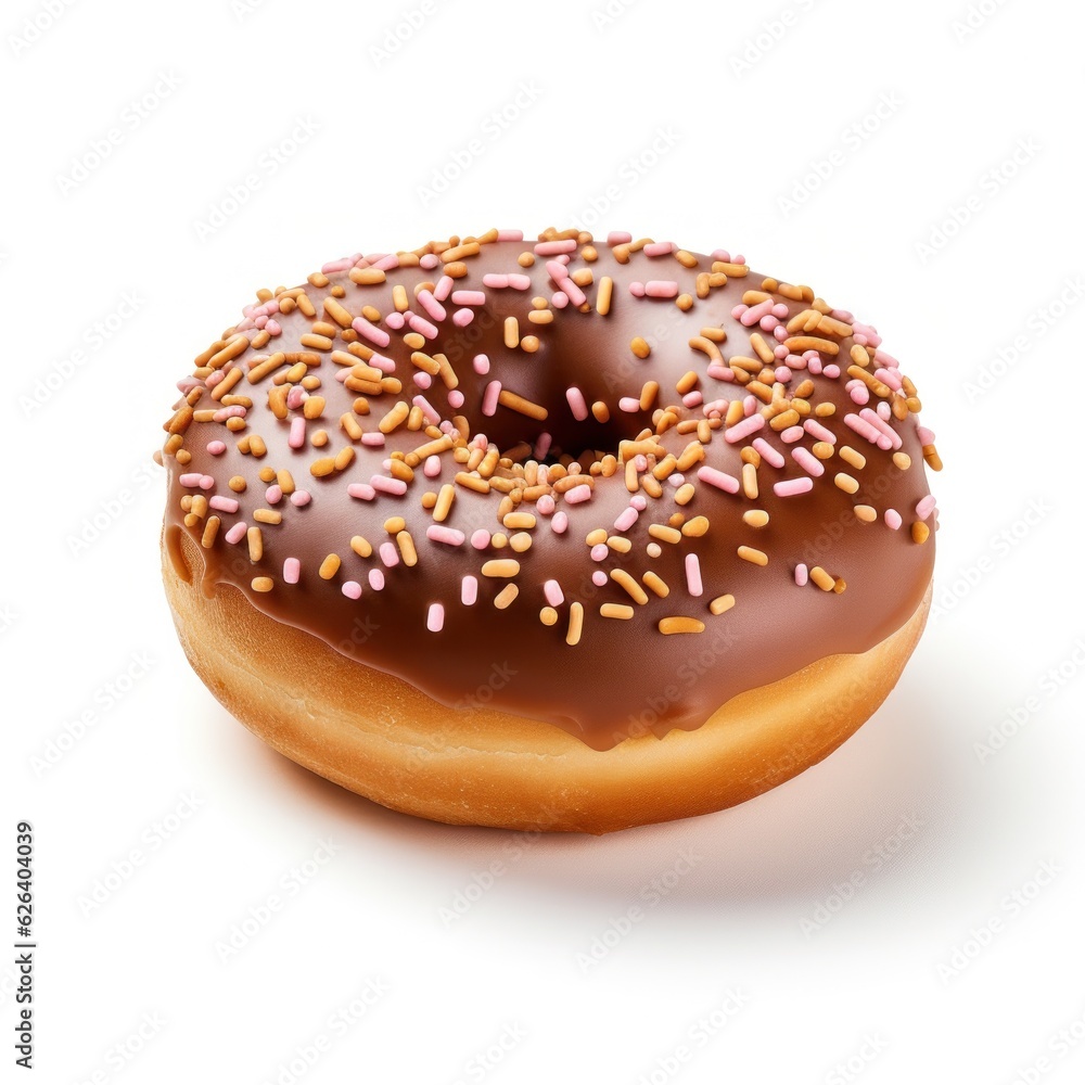 Chocolate donut isolated Chocolate donut isolated