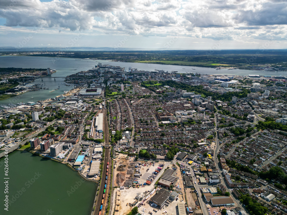 Southampton City Centre, Drone Photography, 48mp 