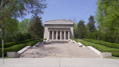 Hodgenville, Kentucky: Abraham Lincoln Birthplace National Historical Park. Memorial building built on the centennial of Lincoln's birth at the site of Lincoln family Sinking Spring Farm.  photo
