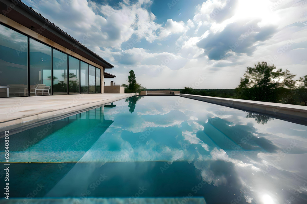 Immerse yourself in 'Liquid Horizons', a captivating series showcasing the seamless blend of water and sky through stunning Infinity Edge Swimming Pool designs.