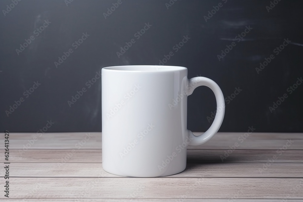 Obraz premium white coffee mug mockup