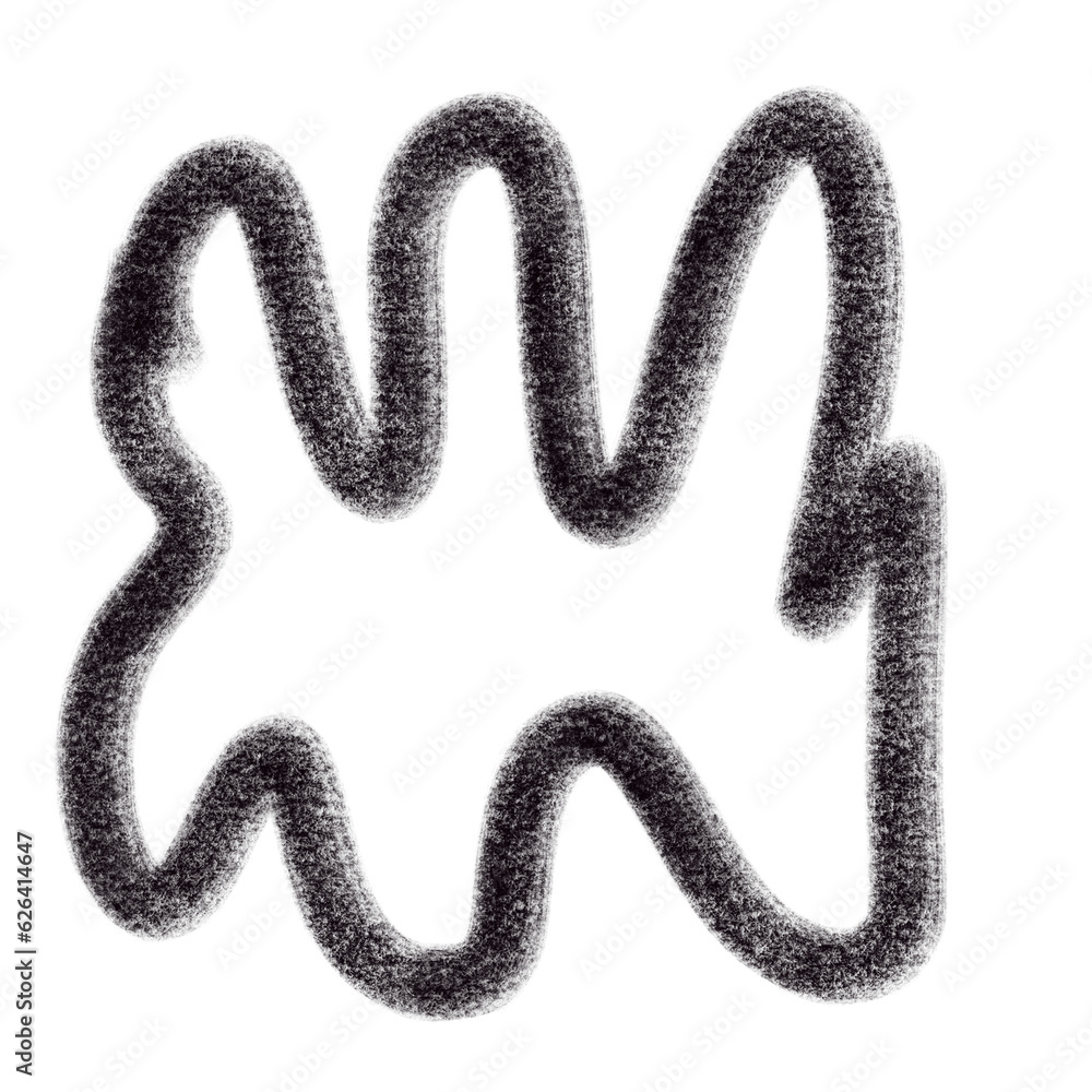 Pencil Charcoal Abstract Shapes Pencil Charcoal Abstract Shapes