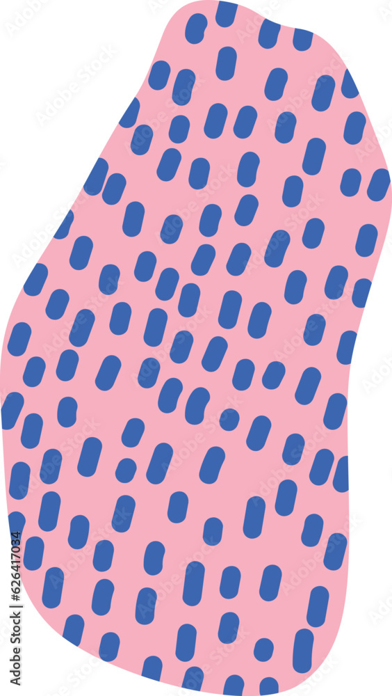 Abstract shape doodle dot shape. Abstract cutout element. Abstract shape doodle dot shape. Abstract cutout element.