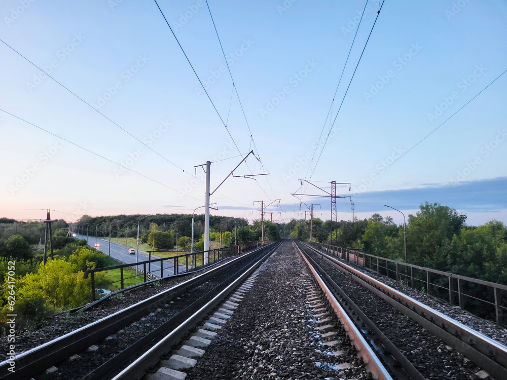 railway in the countryside