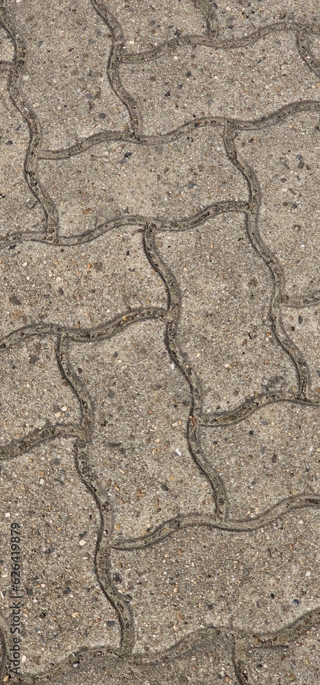 Sidewalk seamless pattern with dumb interlocking textured concrete tiles. Vector pavement texture top view. Outdoor concrete staircase on the sidewalk. Cobblestone footpath or courtyard. block bottom Sidewalk seamless pattern with dumb interlocking textured concrete tiles. Vector pavement texture top view. Outdoor concrete staircase on the sidewalk. Cobblestone footpath or courtyard. block bottom