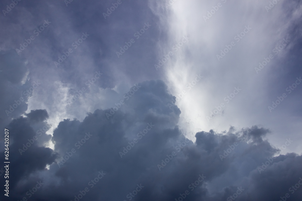 Obraz premium storm clouds timelapse