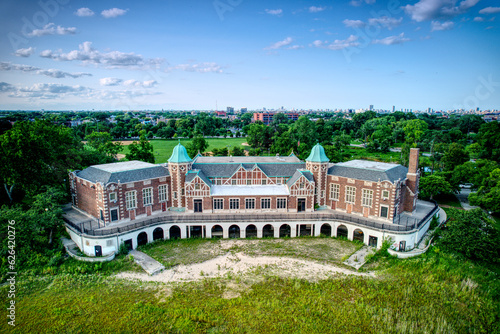 Aerial Drone Image of Humboldt park © 606 Vision