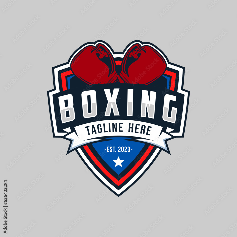 Boxing logo, emblem collection, design template Boxing logo, emblem collection, design template