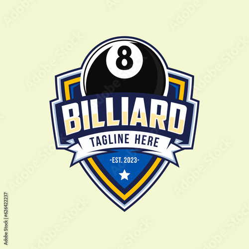 Billiard club Logo Template Design