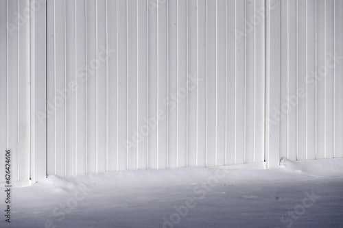 White Fence in Snowdrift
