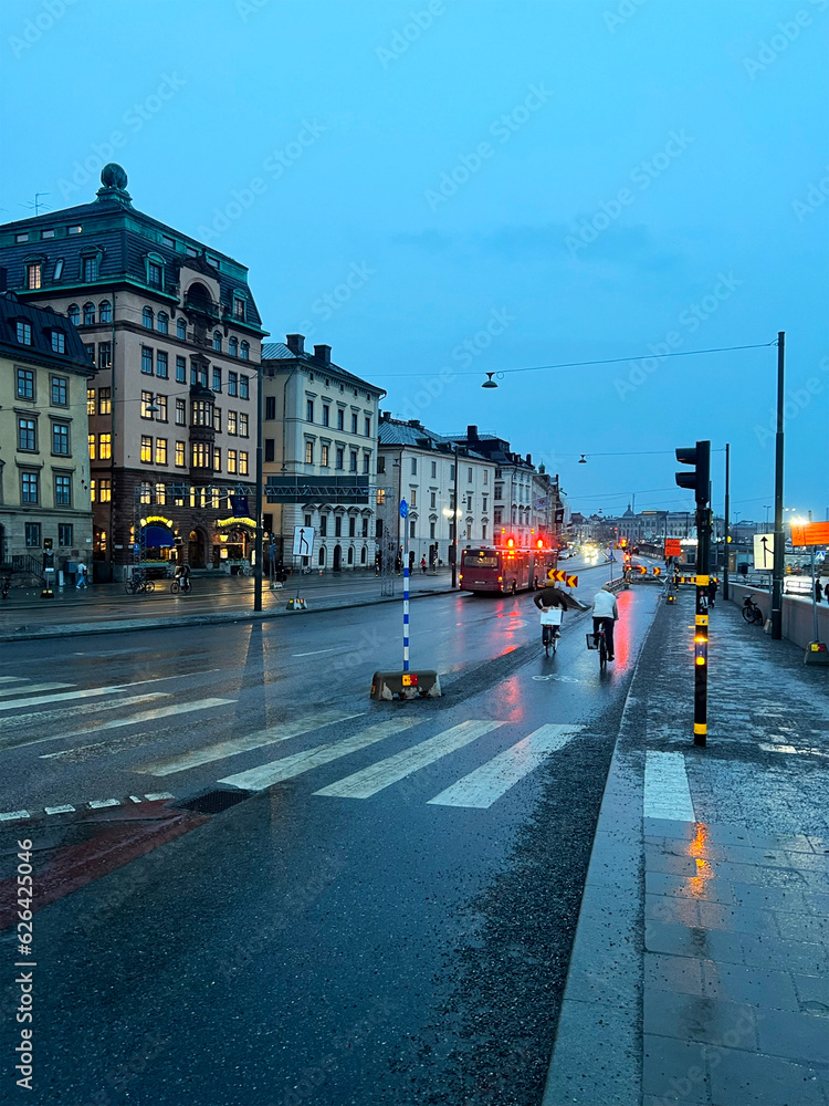 view of the city in sweden