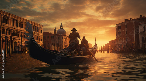 A gondola ride through the canals of Venice