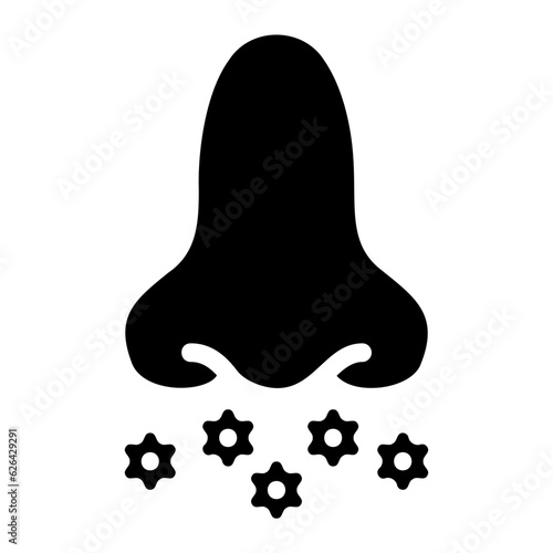 smell glyph icon
