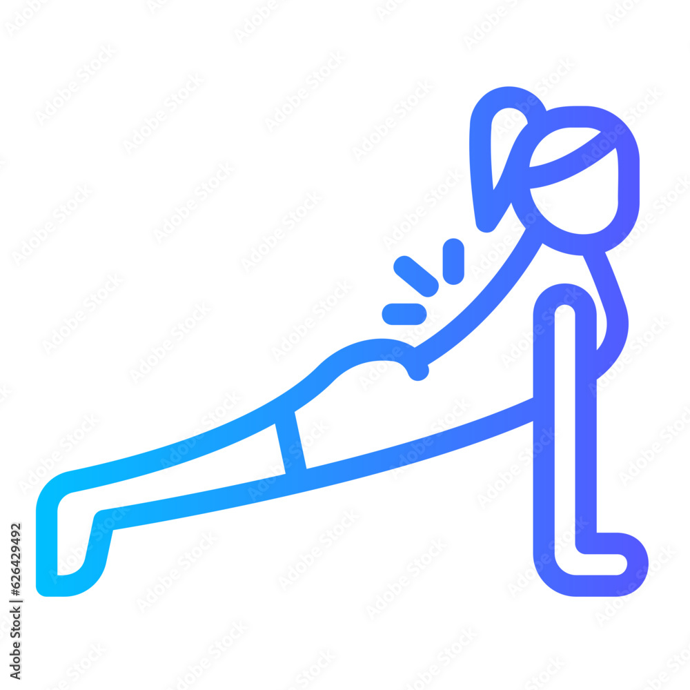 vestibular exercise gradient icon vestibular exercise gradient icon