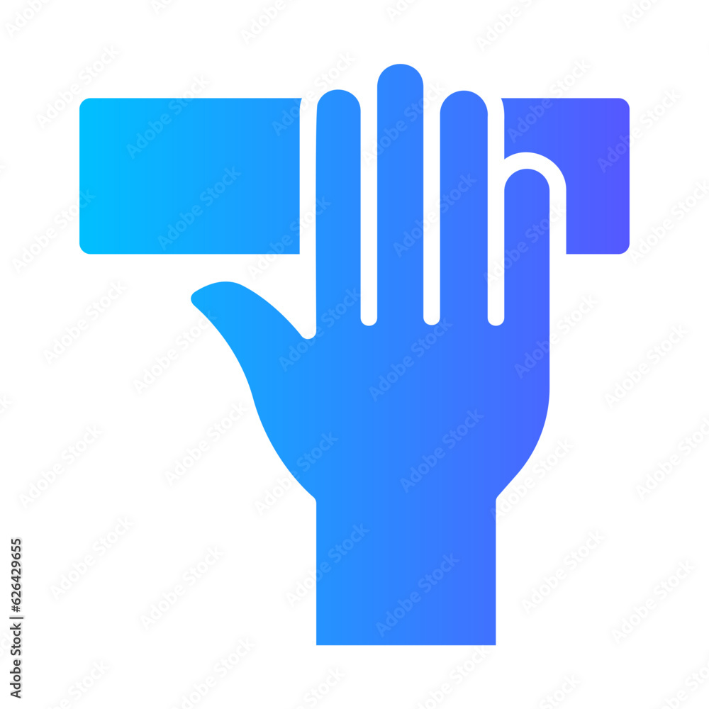 Fototapeta premium touch gradient icon