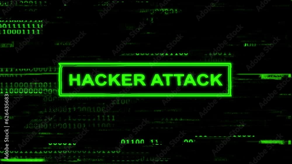 Abstract technical glitch background - Hacker Attack Abstract technical glitch background - Hacker Attack
