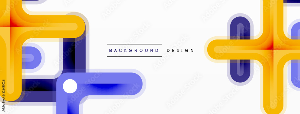 Minimal geometric background cross line. Design for wallpaper, banner, background, landing page, wall art, invitation, prints, posters
