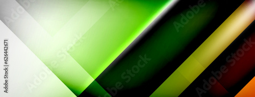 Light and shadow squares and lines abstract background