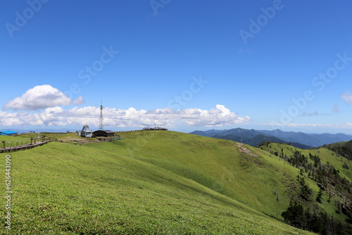徳島県にある剣山山頂の風景