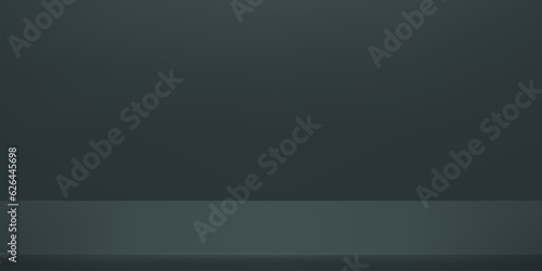 Black Grey background. Room in the 3d. For backdrop, wallpaper, background. Vector illustration.