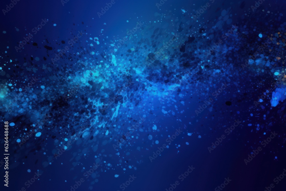 Cobalt blue abstract monochromatic texture background. AI generated picture.