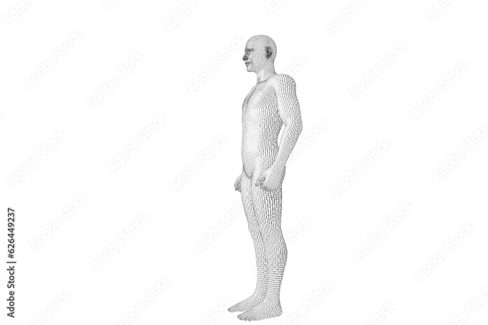 Digital png illustration of 3d model of human on transparent background Digital png illustration of 3d model of human on transparent background