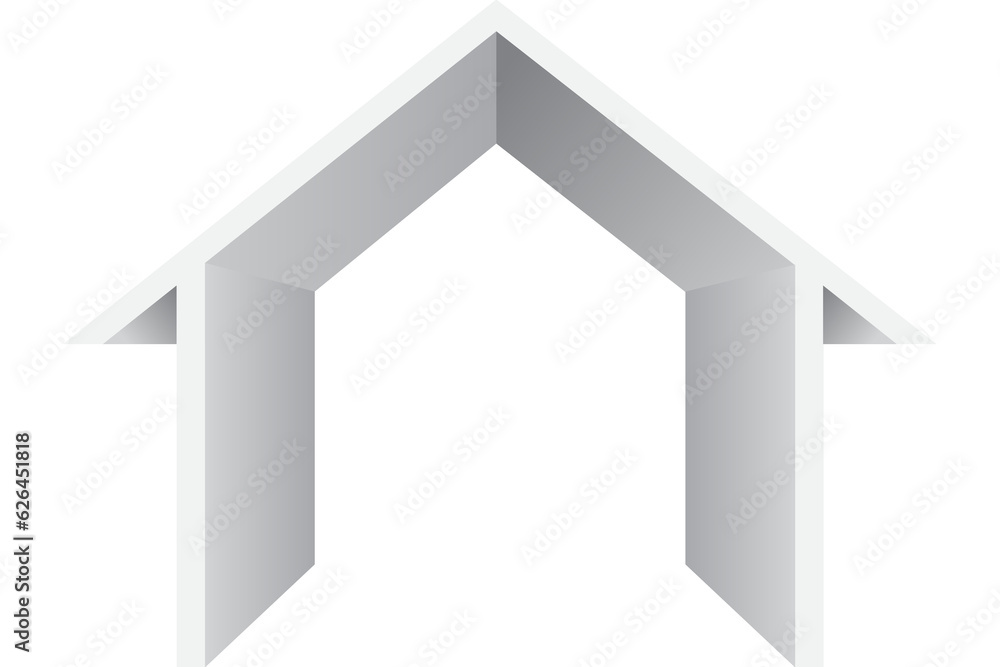 Digital png illustration of house shape on transparent background Digital png illustration of house shape on transparent background