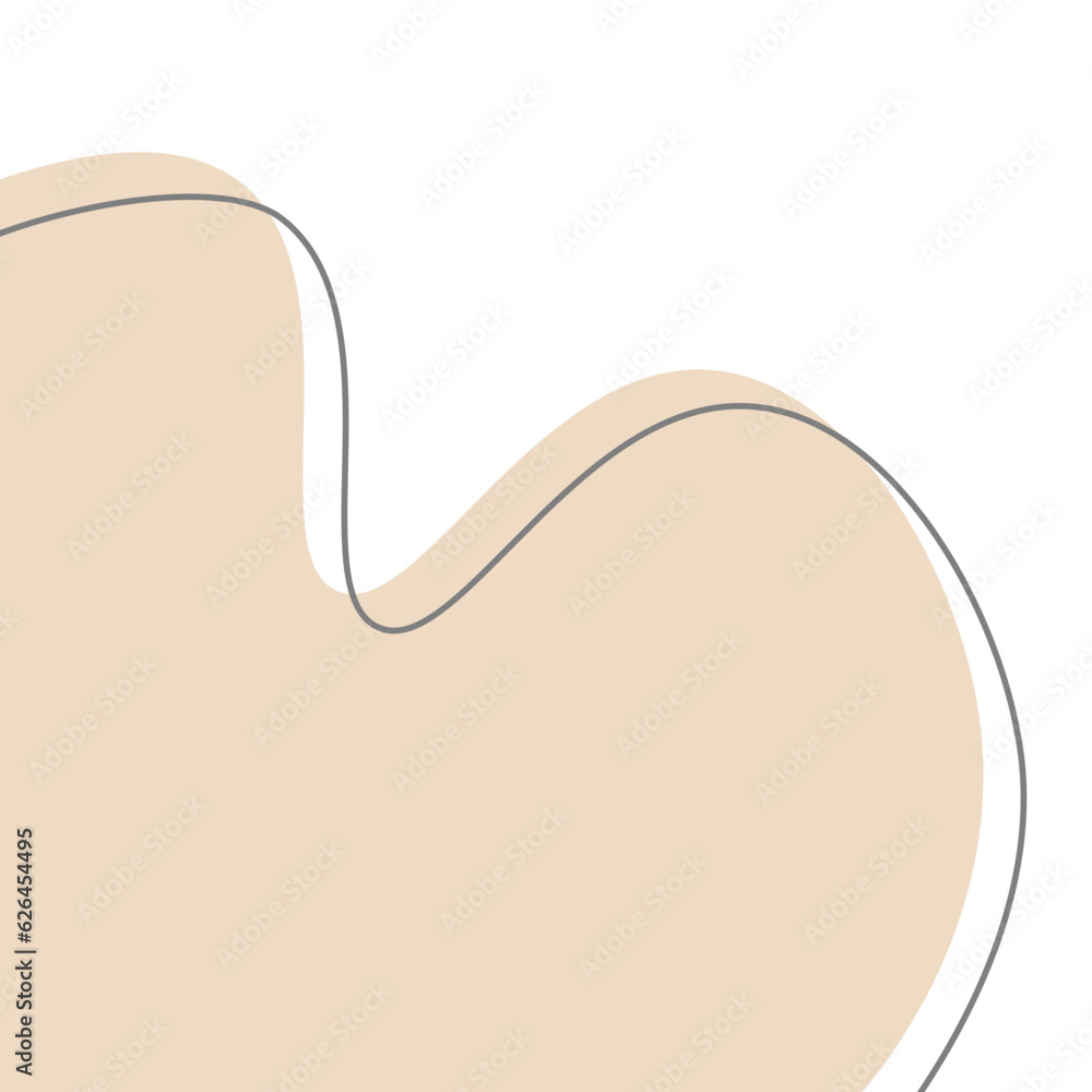 Aesthetic Corner with Line Element 