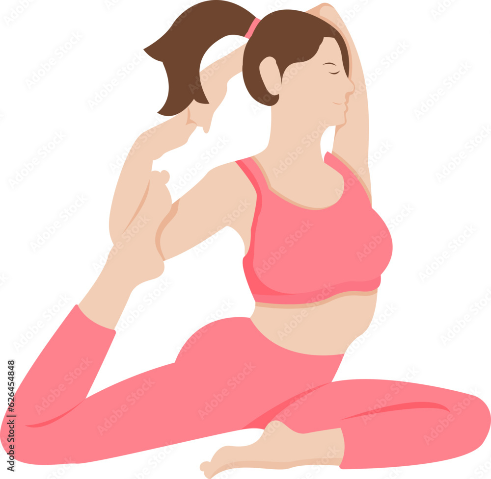 King yoga pose asana King yoga pose asana
