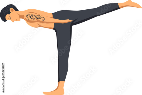 warrior yoga pose asana