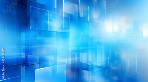 Bright Blue Business Background