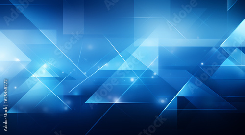 Bright Blue Business Background