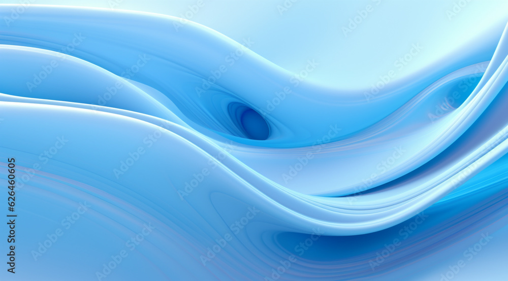 3D Abstract Light Blue Background