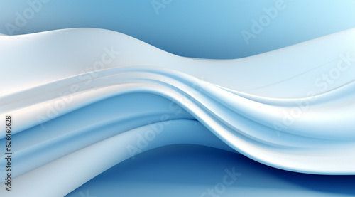 3D Abstract Light Blue Background
