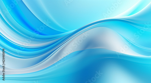 3D Abstract Light Blue Background