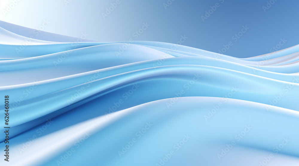 Obraz premium 3D Abstract Light Blue Background