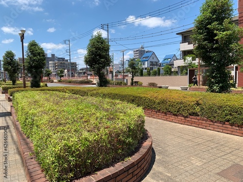 春日部市内の住宅街の景色