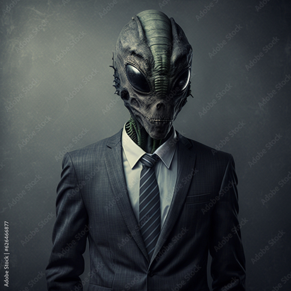 alien in business suit alien in business suit
