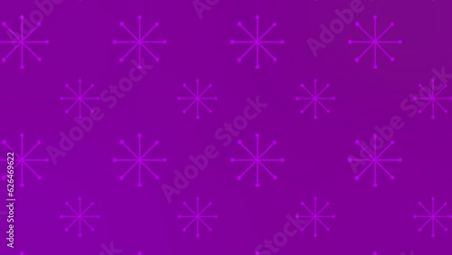 snowflakes pattern  on Colorful background