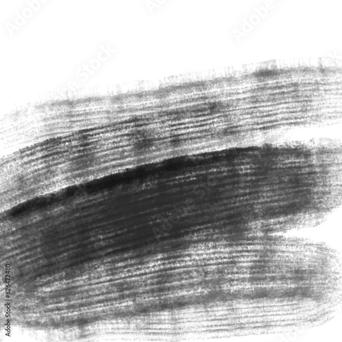 Very hight resolution. Geometric graffiti abstract background. Black acrylic paint stroke texture on white paper. Scattered mud art. Macro image. Hand made grunge.