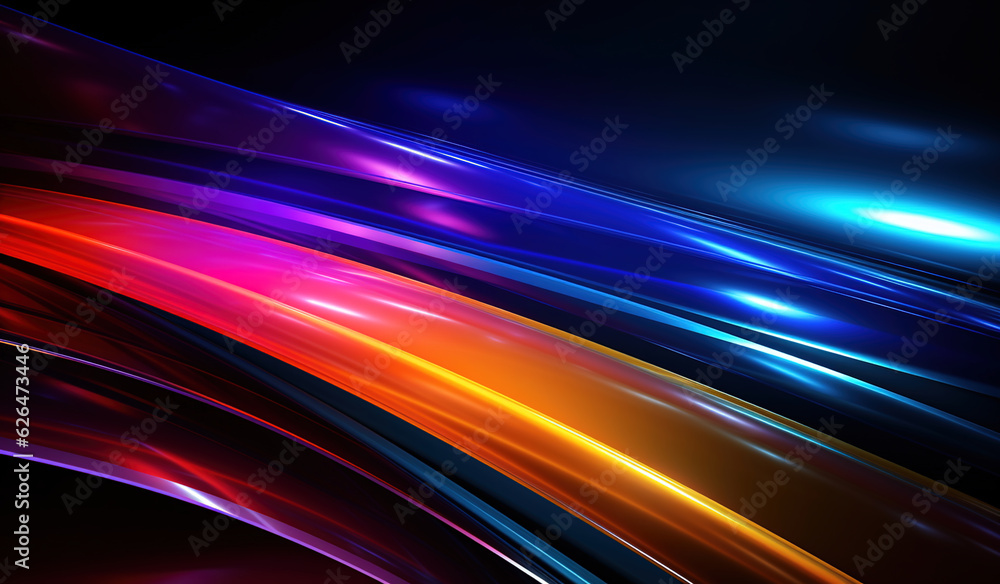 colorful lines on the background