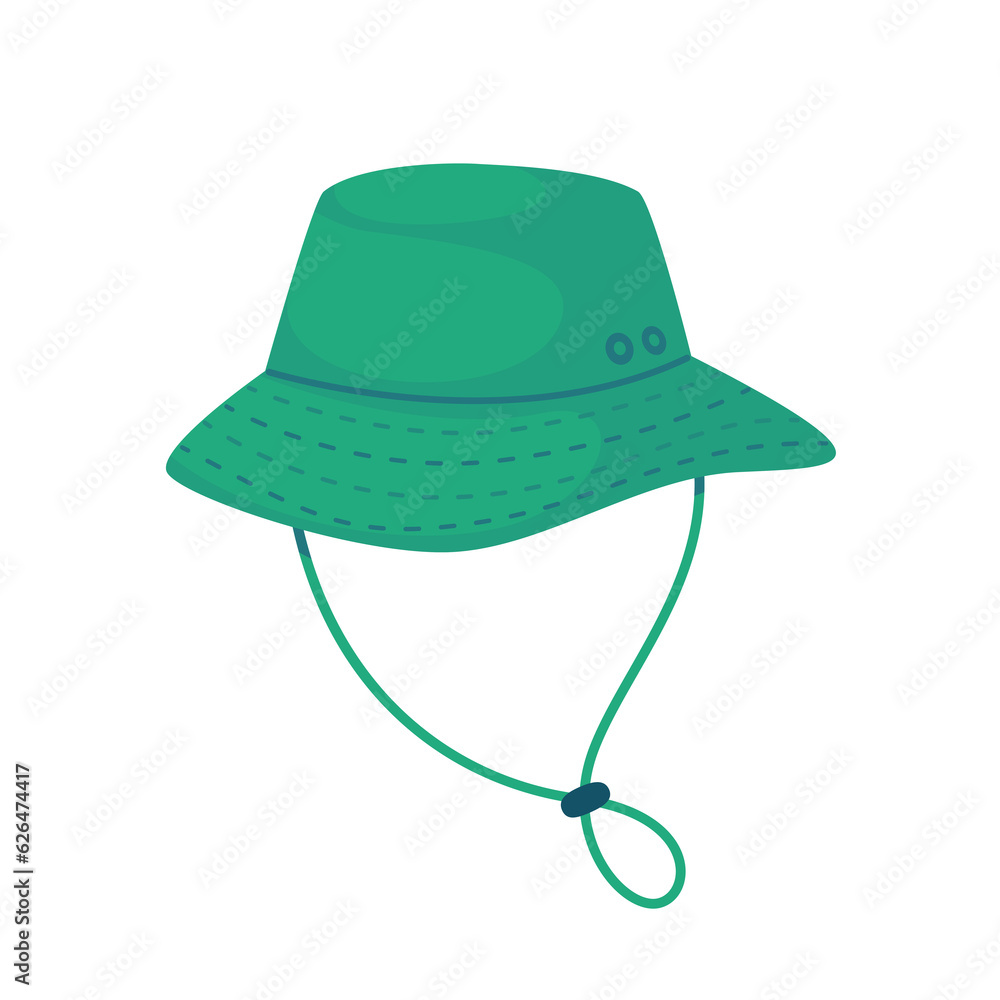 Hiking hat for protection from the sun and rain of the hikers. camping activity ideas Hiking hat for protection from the sun and rain of the hikers. camping activity ideas