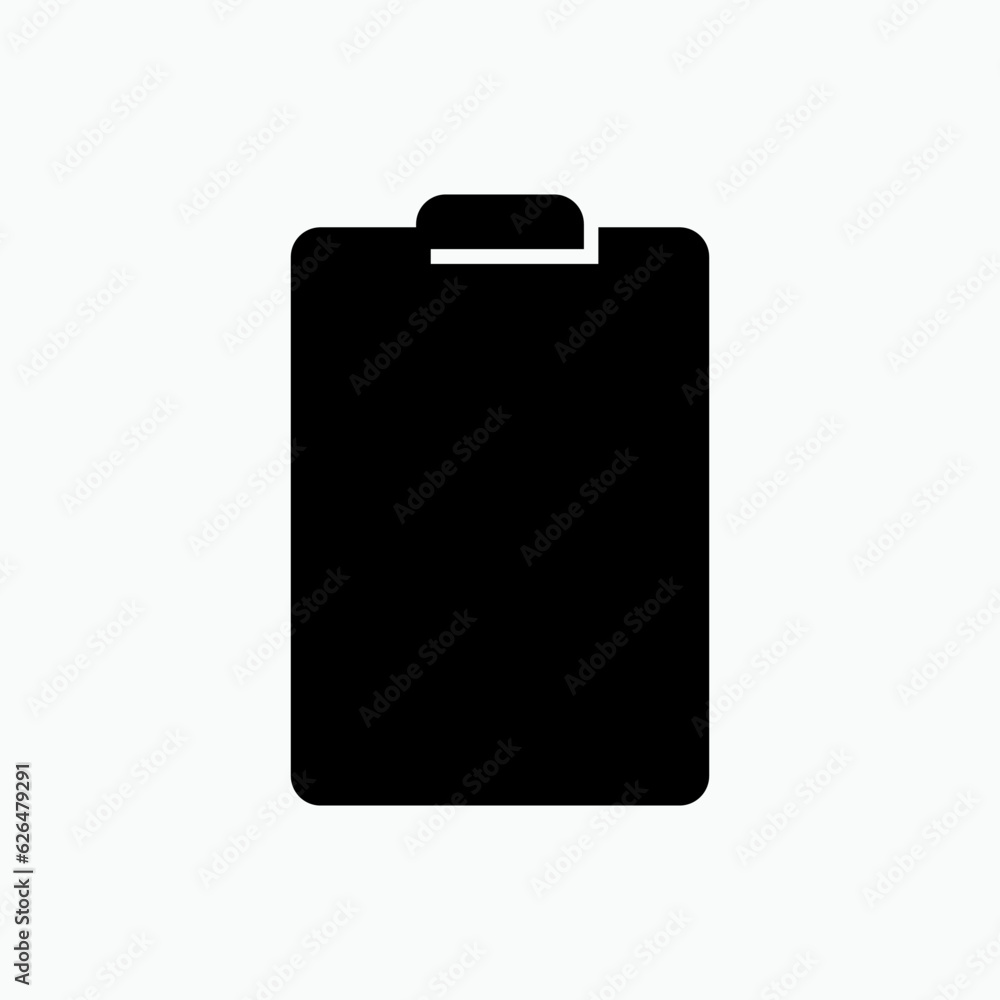 Clipboard Icon - Vector, Sign and Symbol for Design, Presentation, Website or Apps Elements. Clipboard Icon - Vector, Sign and Symbol for Design, Presentation, Website or Apps Elements.