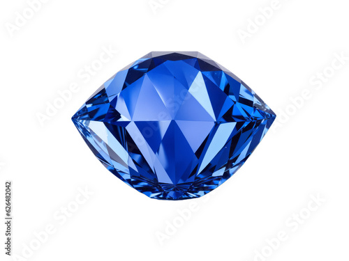 gemstone blue diamond on transparent PNG