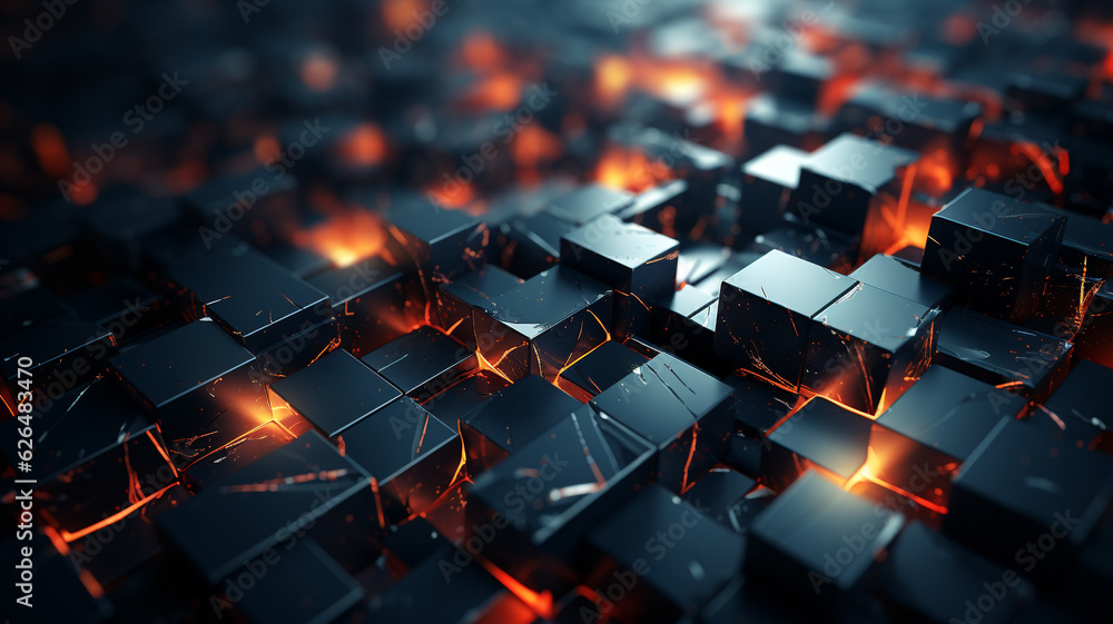 Fototapeta premium Vibrant Abstract Background , Ai Generative
