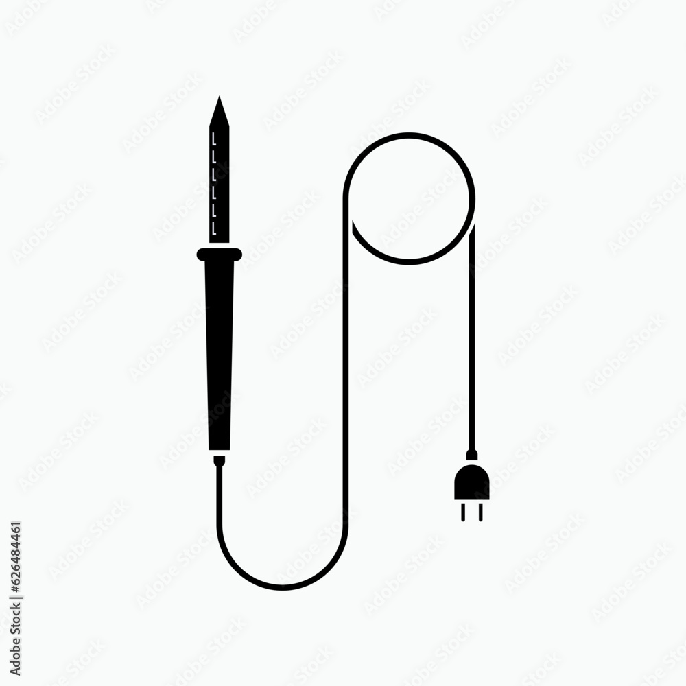 Soldering Iron Icon. Joint Method Symbol. Soldering Iron Icon. Joint Method Symbol.