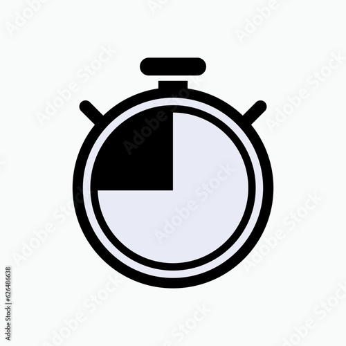 Stopwatch Icon - Vector Sign and Symbol for Design, Presentation, Website or Apps Elements