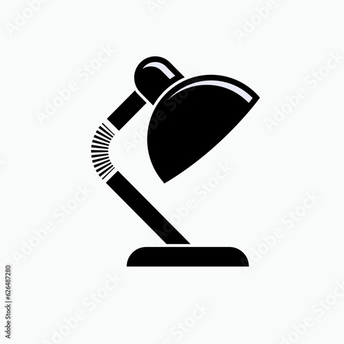 Table Lamp Icon - Desk Light Vector, Sign and Symbol for Design, Presentation, Website or Apps Elements.