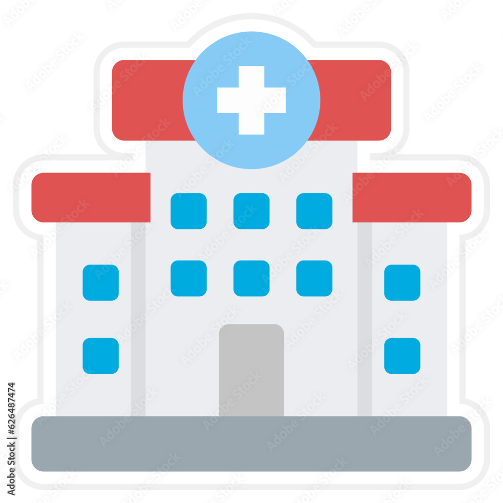 Fototapeta premium Hospital Icon